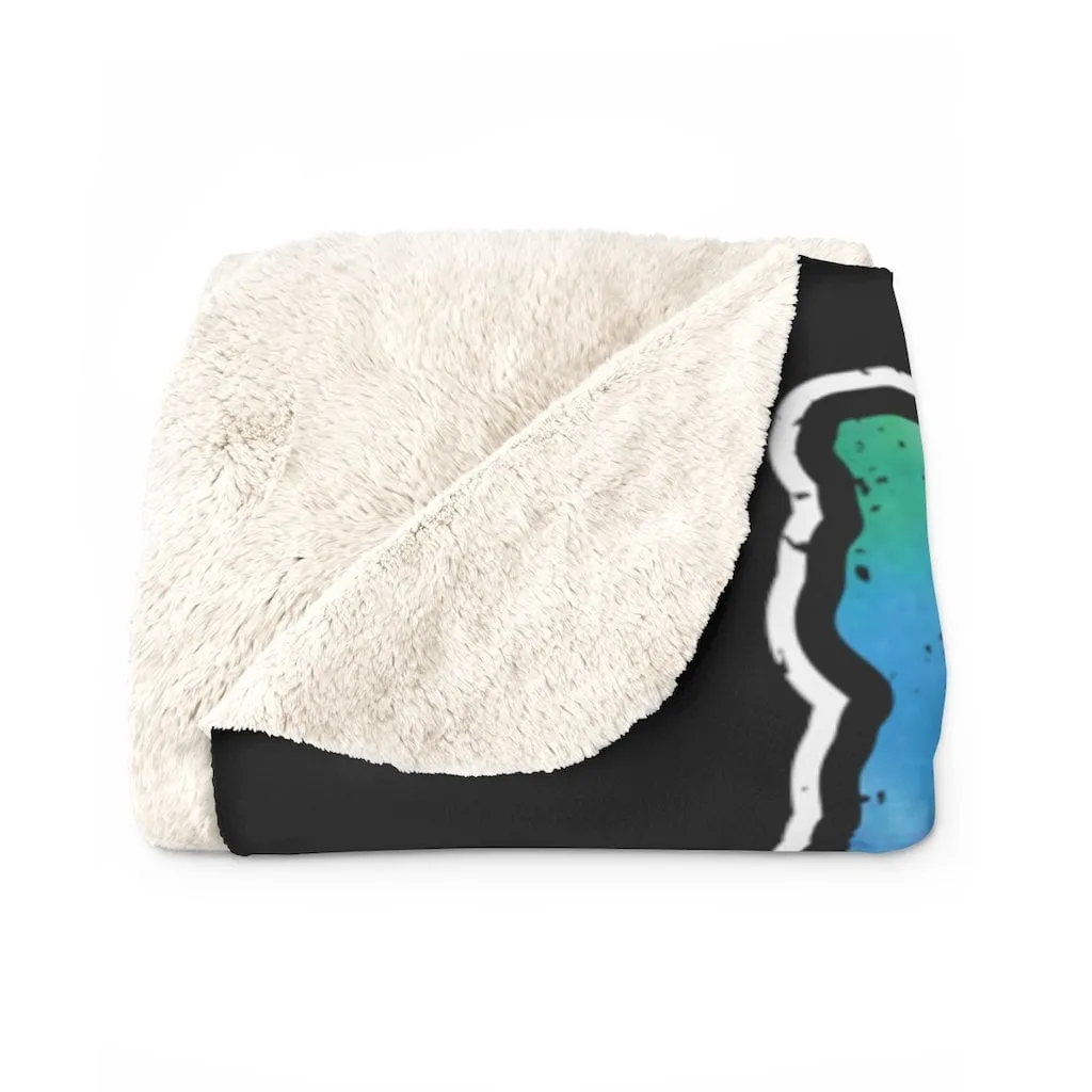 Vermont Tie Dye Sherpa Fleece Blanket