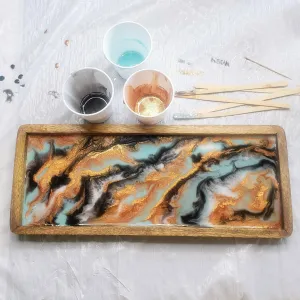 [Virtual] Marbled Resin Tray Class