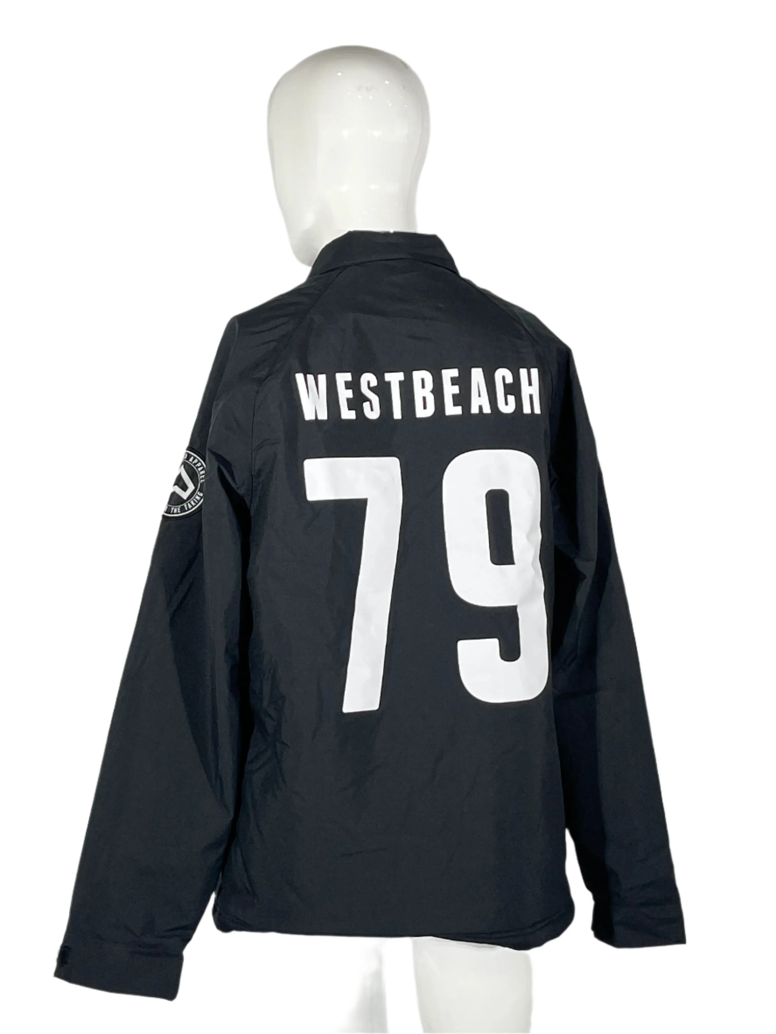 WestBeach 79 Button Up Fleece Collared Jacket