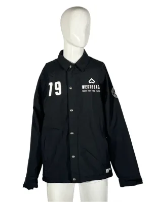 WestBeach 79 Button Up Fleece Collared Jacket