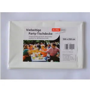 White Party Table Cover (1/2.5m)