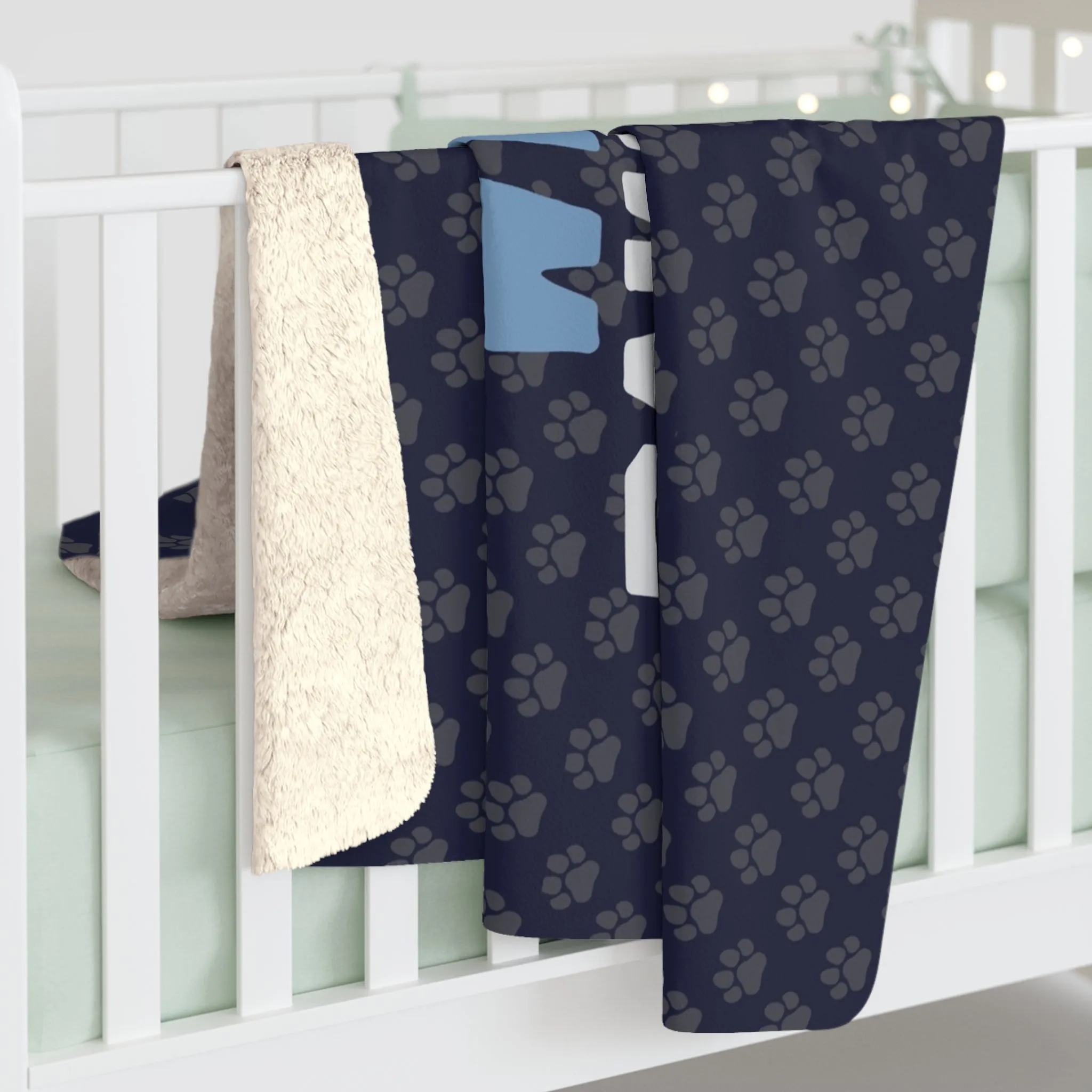Wicked Pawesome Sherpa Fleece Blanket