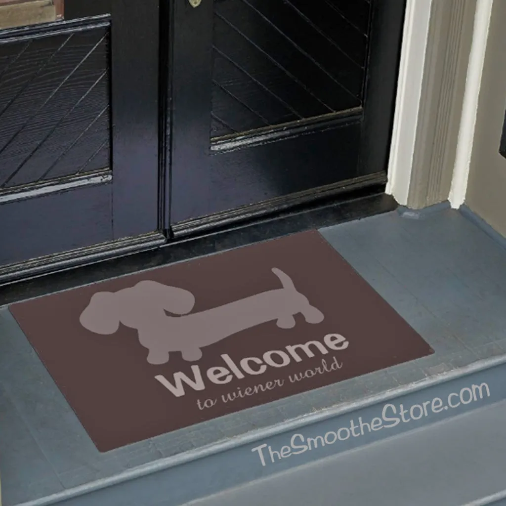 Wiener Dog "Welcome to Wiener World" Doormats