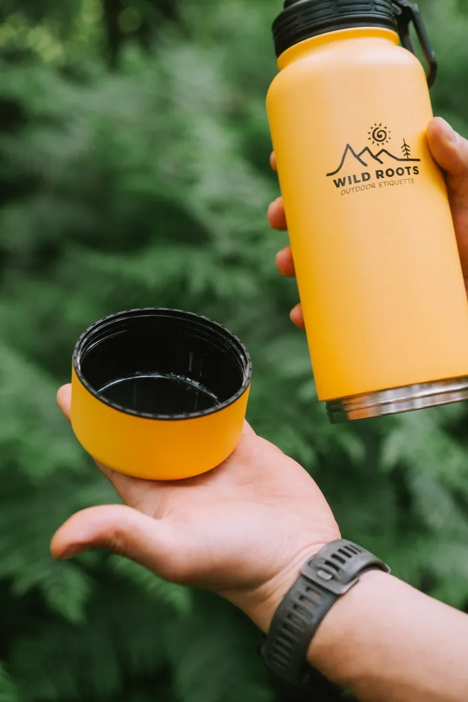 Wild Roots Siesta Snack Bottle 900ml Vacuum Insulated