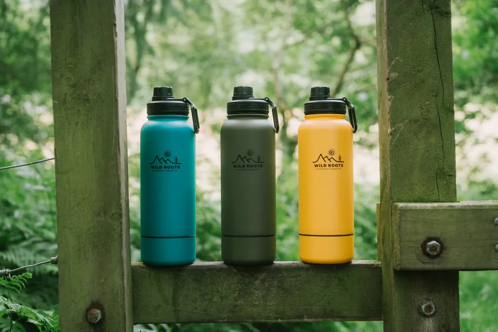 Wild Roots Siesta Snack Bottle 900ml Vacuum Insulated