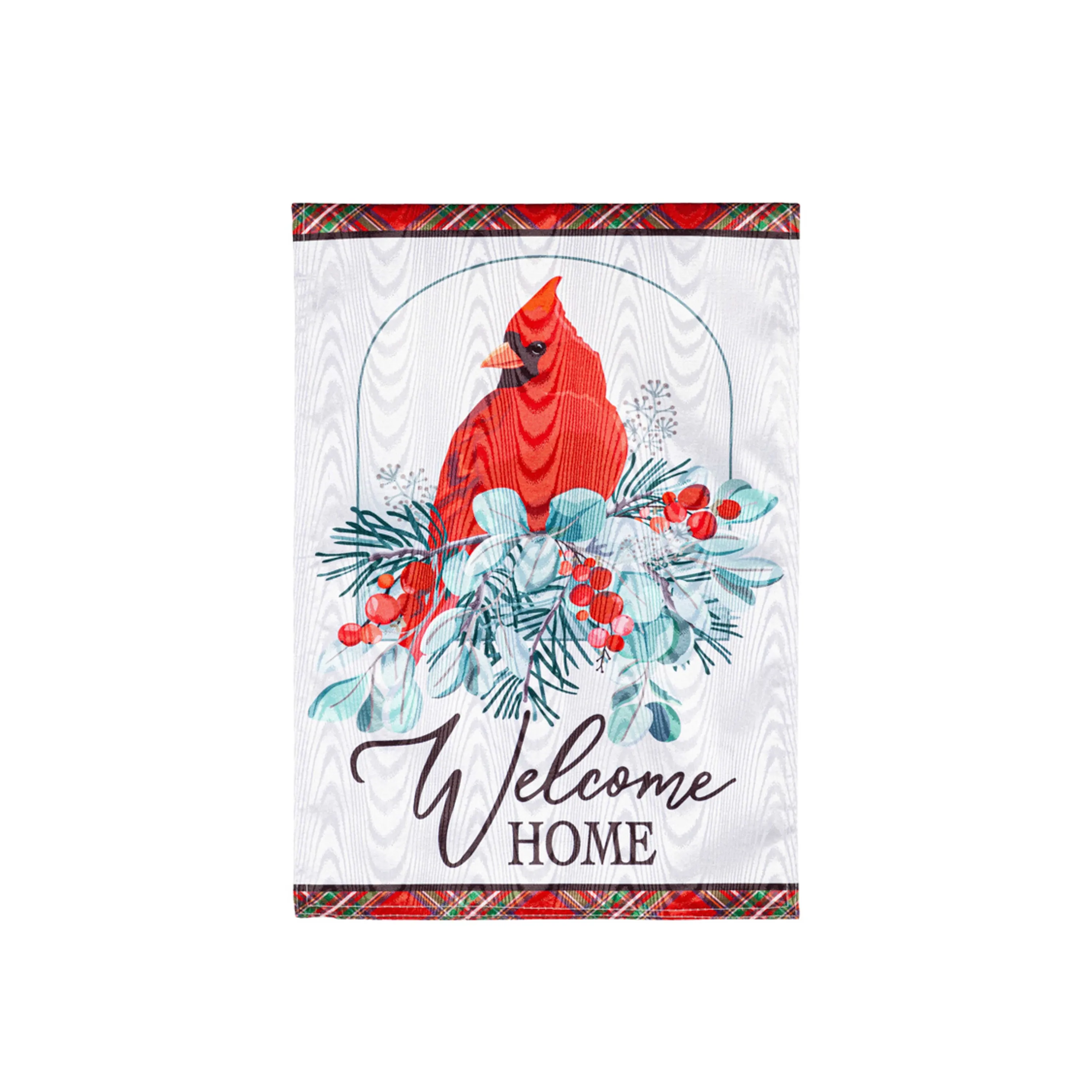 Winter Welcome Moire House Flag,13m11170