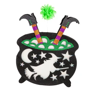 With Cauldron 3D LED with Diffusing Film Window Décor,2dhb2404mbl