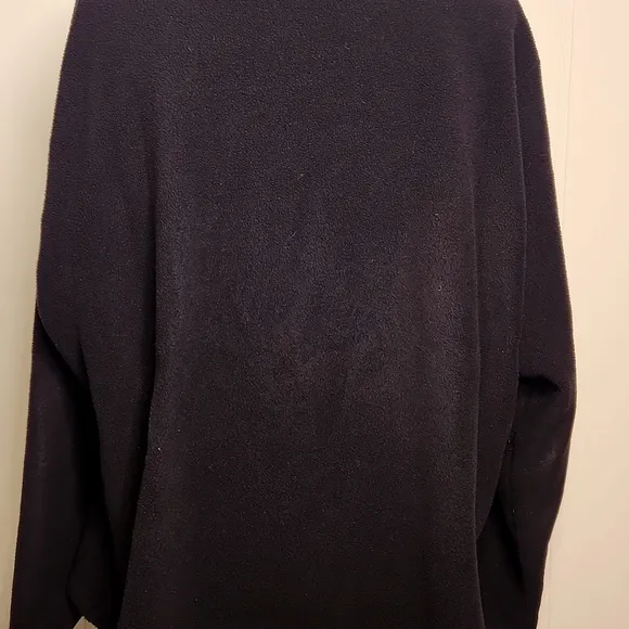 Women's L.L.BEAN black polartek button-down fleece shacket