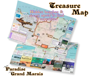 Yooperlites Treasure Map - 12"x18"