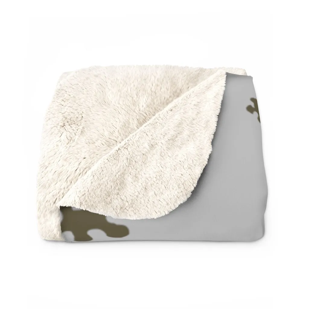 You Complete Me Sherpa Fleece Blanket
